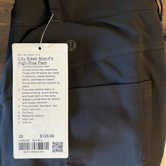 Lululemon City Sleek 5 Pocket Slim-Fit High-Rise Pant - Picture 2 of 7